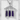 Cathedral Violet Apse Pendant, polished silver product photo