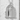 Cathedral Fluted Niche Pendant, polished silver product view