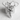 Deer Skull Branch Crown Pendant, polished silver, front product view