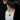 Gotland Quartz Collar Pendant, oxidized, worn on model neck