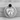 Maya Jaguar Onyx Crest Pendant, polished silver product photo