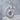 Kukulkan Amethyst Serpent Pendant, polished silver, product photo
