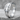 Laurel Ribbon Stacking Ring, polished silver, front angled view