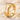 Saddle Joint Ring, gold vermeil, three-quarter product view