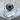 Evil Eye Cathedral Gaze Ring, polished silver, angled product view