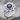 Amethyst Dahlia Petal Ring, polished silver, angled product photo