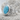 Turquoise Kingfisher Branch Ring, polished silver, side view