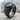 Blue Topaz Crossrib Ring, black rhodium plated, product photo