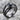 Hematite Ellipse Channel Ring, black rhodium, product photo