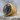 Smoky Quartz Basket Rib Ring, gold vermeil, angled product view