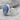 Kyanite Falcon Hood Ring, polished silver, side view product photo