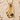Garnet Reed Pendant, gold vermeil, front product view