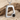 Onyx Corner Frame Pendant, polished silver, front view