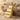 Staggered Terrace Pendant, gold vermeil, front view
