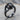 Smoky Quartz Antler Bezel Ring, black rhodium, angled product photo