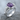 Amethyst Panther Prowl Ring, polished silver, product photo