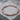 Bamboo Node Link Bracelet, rose gold plated, studio product photo