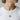 Joined Hands Seal Pendant, gold vermeil, worn on model neck