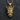 Close-up of premium gold vermeil crowned skull pendant highlighting the meticulous 925 sterling silver craftsmanship