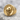 Hammered Memento Mori Skull Ring, gold vermeil, product photo
