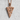 Pizza Slice Pendant, rose gold, front product view