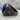 Masonic Beehive Lapis Ring, black rhodium, side view on stone