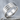 Brutalist Kintsugi Staple Ring, polished silver, three-quarter view on rock