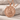 Archangel Michael Medallion Pendant, rose gold finish, front view on stone