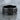 Nanakorobi Yaoki Ring, black rhodium, front view on wet stone