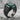 Phoenix Green Agate Signet Ring, side view showing phoenix wing detail