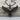 Spread Wing Eagle Pendant, black rhodium, front view on wood base