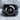 Willpower Lantern Ring, black rhodium plated, front view on stone