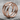 Parametric Band Ring, rose gold, product photo angled view on stone