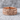 Running wolves ring, rose gold, front product view on stone