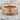 Biker Piston Ring in rose gold finish on stone
