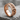 Chain spinner ring, rose gold, product photo on stone