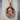 Halo Nimbus Jesus Pendant, rose gold finish, front product photo