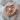 Dog Angel Wings Heart Pendant, rose gold plated, front product photo