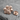 Honeycomb Bee Lapel Pin, rose gold, angled product photo
