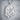 Fisherman and Pike Scene Pendant, polished silver, front view