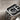 Floral Initial Signet Ring, oxidized silver, close-up of face and letter relief