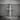 Wood Grain Cross Pendant, polished silver, product photo on stone surface