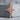 Fleur-de-Lis Crucifix Pendant, rose gold, product photo on stone block