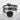 Coiled Thorn Rose Ring, black rhodium, product photo on textured surface
