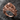 Octopus Orb Ring in rose plated silver finish on rock