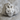 Gothic Owl Mask Pendant, polished silver product photo