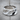 Latticed Wave Ring, polished silver product photo