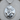 Poseidon Trident Medallion Pendant, polished silver product photo