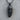 Bear and Old Man Pendant, black rhodium, product photo