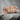 Razor Blade Signet Ring, rose gold, angled product photo on stone